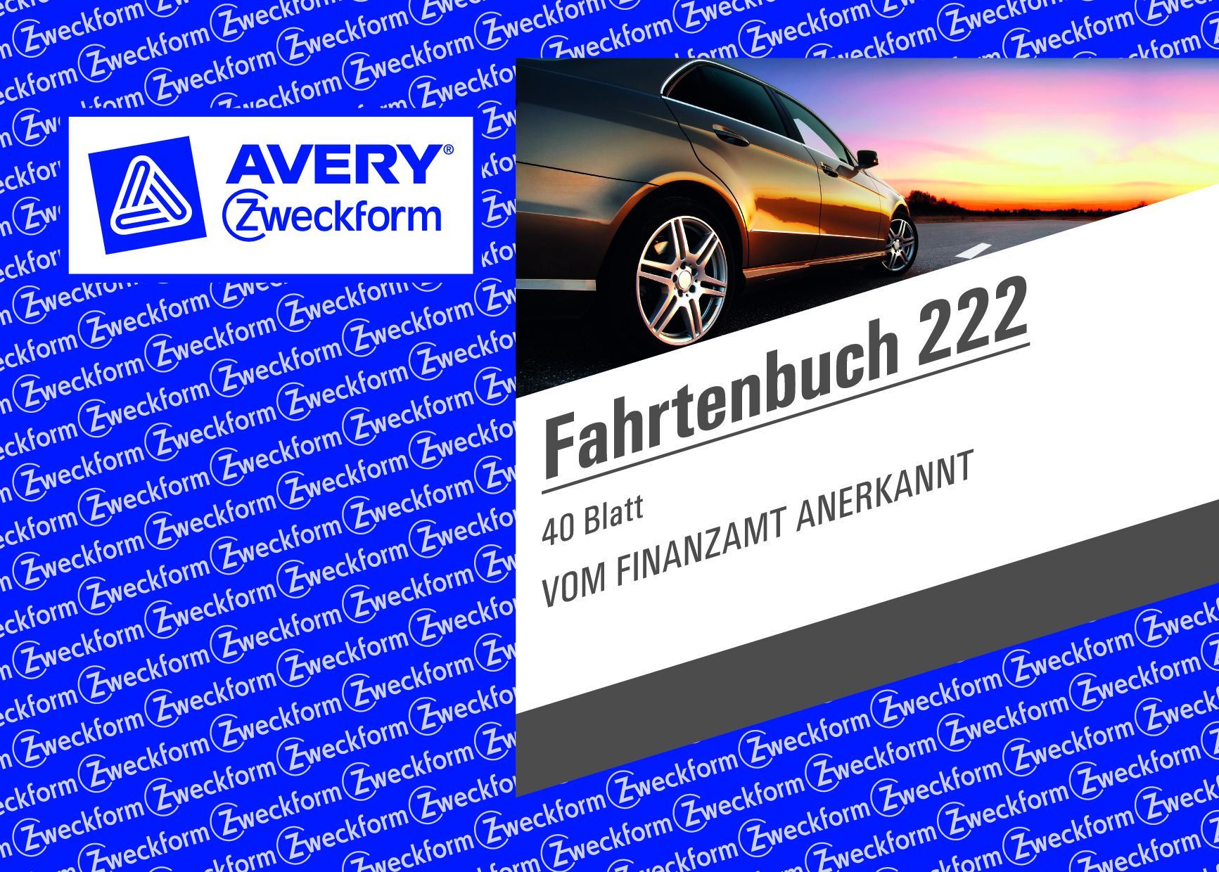 222 Fahrtenbuch - A6 quer, steuerlicher km-Nachweis, 40 Blatt, weiß 222 Fahrtenbuch - A6 quer, steuerlicher km-Nachweis, 40 Blatt, weiß