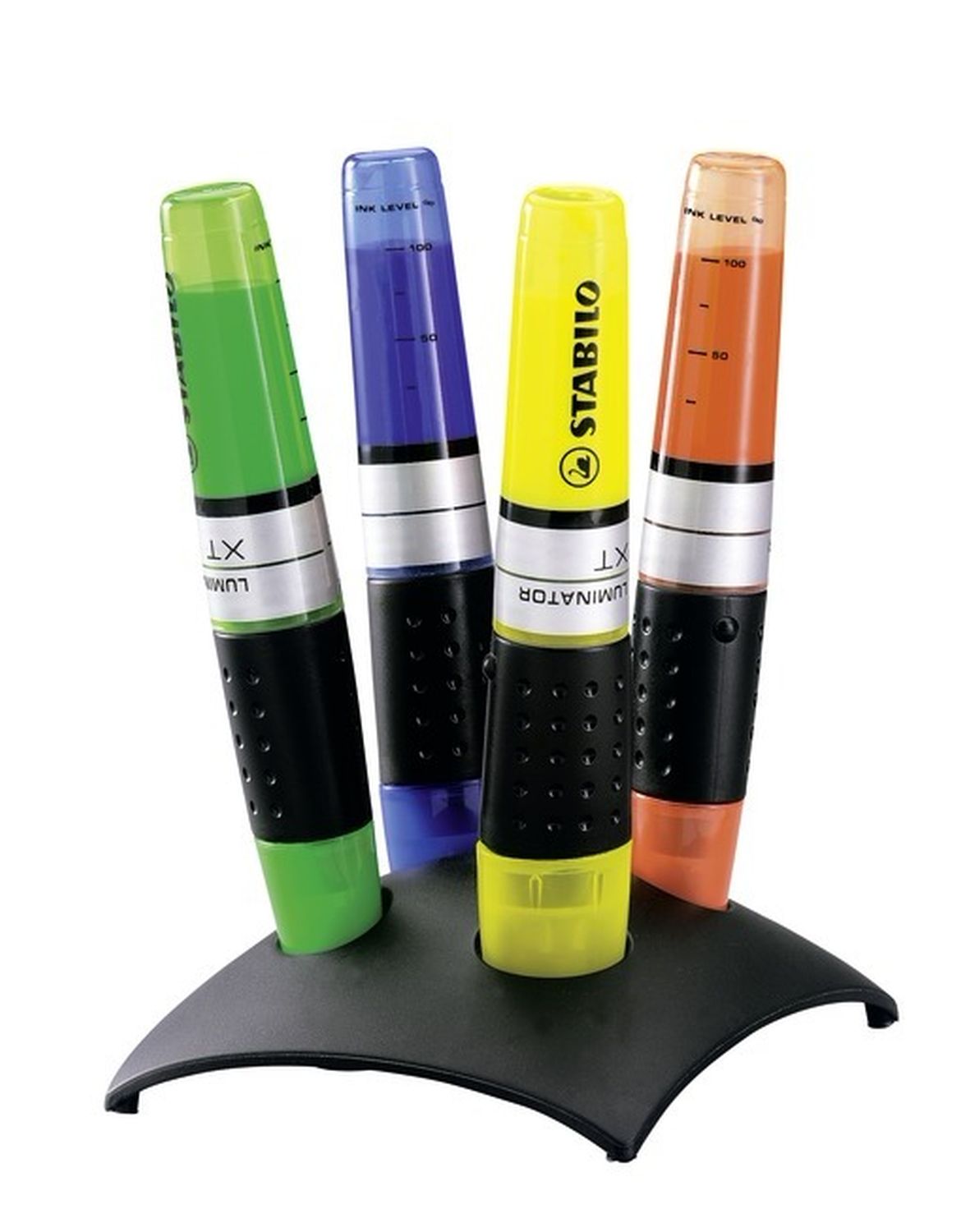 Textmarker - LUMINATOR - 4er Tischset - gelb, grün, royalblau, orange Textmarker - LUMINATOR - 4er Tischset - gelb, grün, royalblau, orange