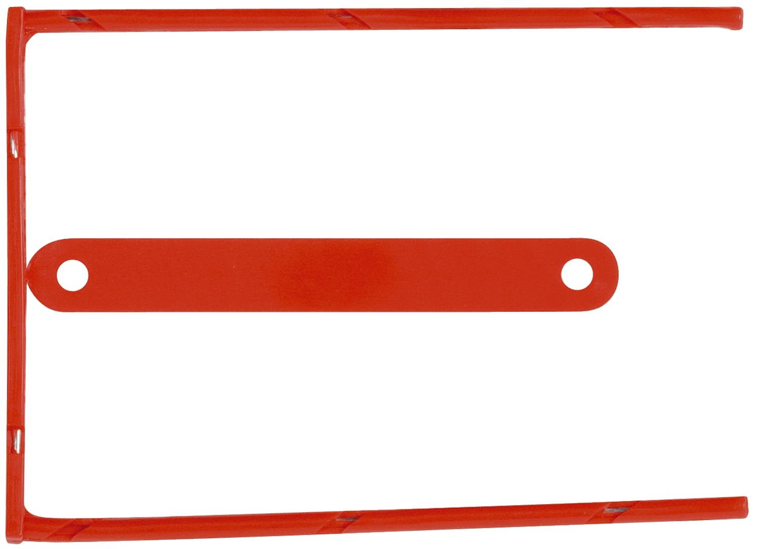 Abheftbügel D-Clip/ Magi-Clip KF02281, Kunststoff mit Deckschiene, Armlänge 80 mm, 100 Stück, rot Abheftbügel D-Clip/ Magi-Clip KF02281, Kunststoff mit Deckschiene, Armlänge 80 mm, 100 Stück, rot