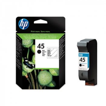 Original Tinte HP 45 (51645AE), ca. 833 Seiten, schwarz