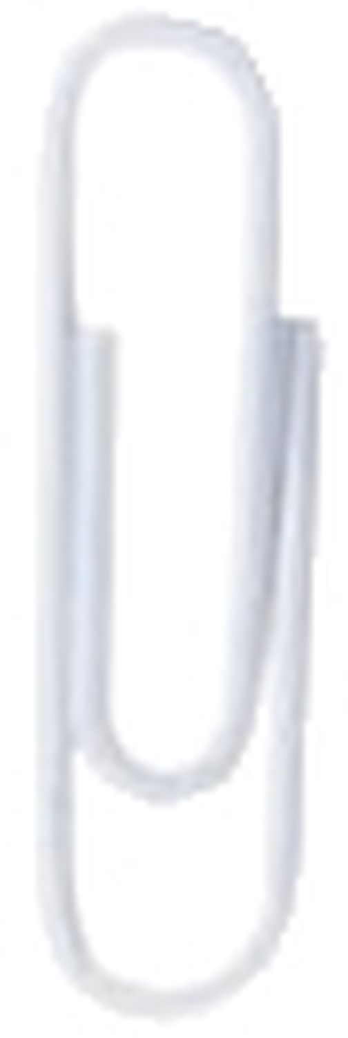 Briefklammern - Metall, kunststoffüberzogen, 26 mm, weiß, 1000 Stück Briefklammern - Metall, kunststoffüberzogen, 26 mm, weiß, 1000 Stück
