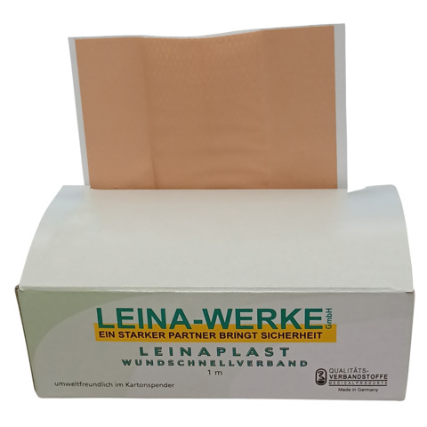 Pflaster Leina-Werke 70102, 1 m x 8 cm, elastisch und wasserfest, 1 Rolle