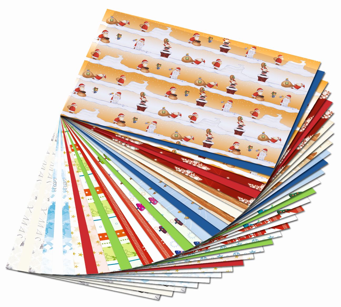 Bastelblock Weihnachten - 24 x 34 cm, 30 Blatt Bastelblock Weihnachten - 24 x 34 cm, 30 Blatt