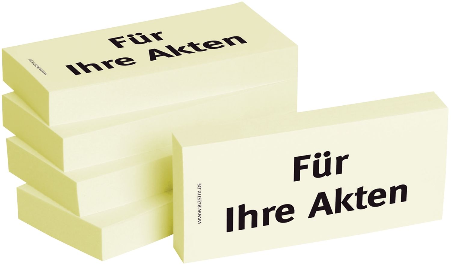 Haftnotizen "Für Ihre Akten" - 75 x 35 mm, 5x 100 Blatt Haftnotizen "Für Ihre Akten" - 75 x 35 mm, 5x 100 Blatt