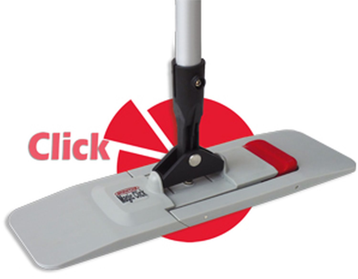 Magnetklapphalter Magic Click 40cm für Wischmob grau Magnetklapphalter Magic Click 40cm für Wischmob grau