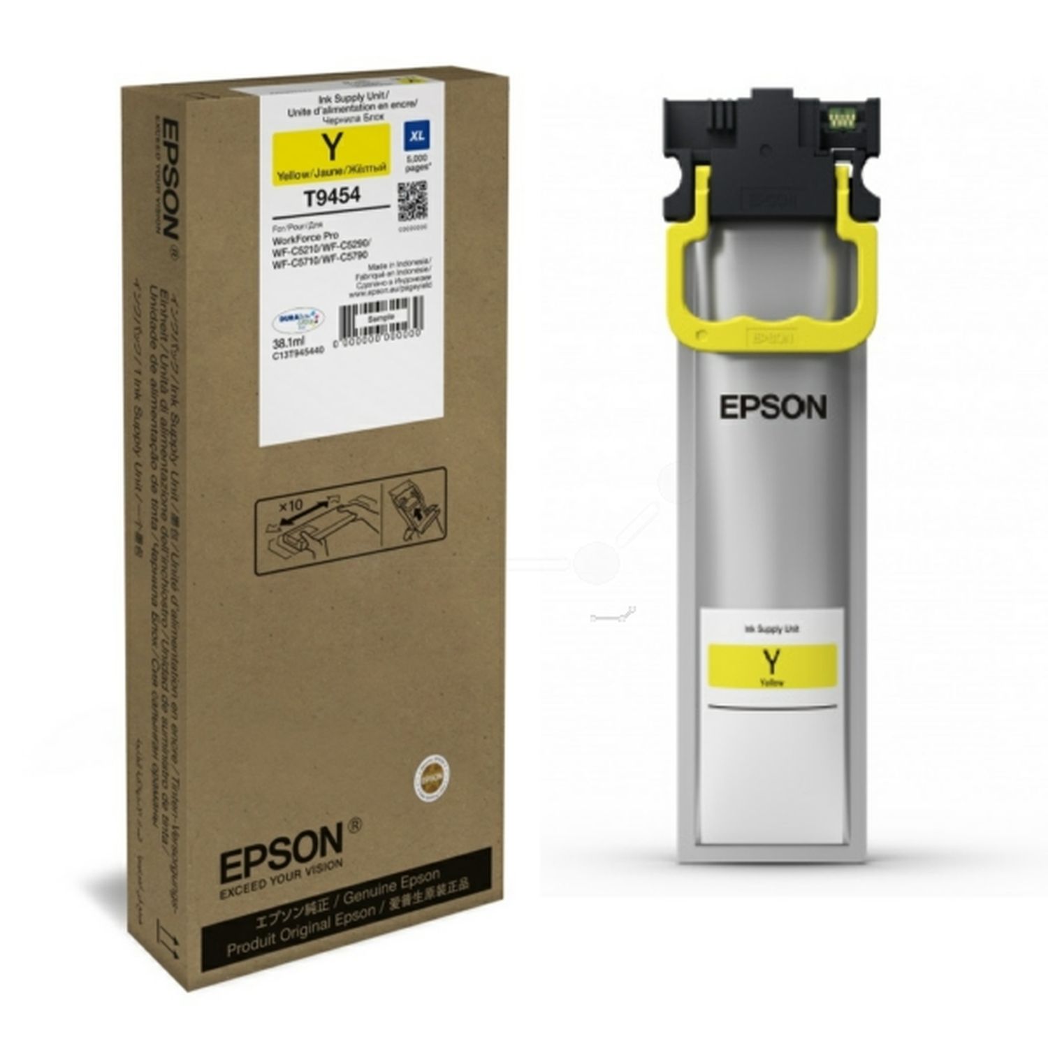 Original Epson Tintenpatrone gelb (C13T945440,T9454,T945440)
