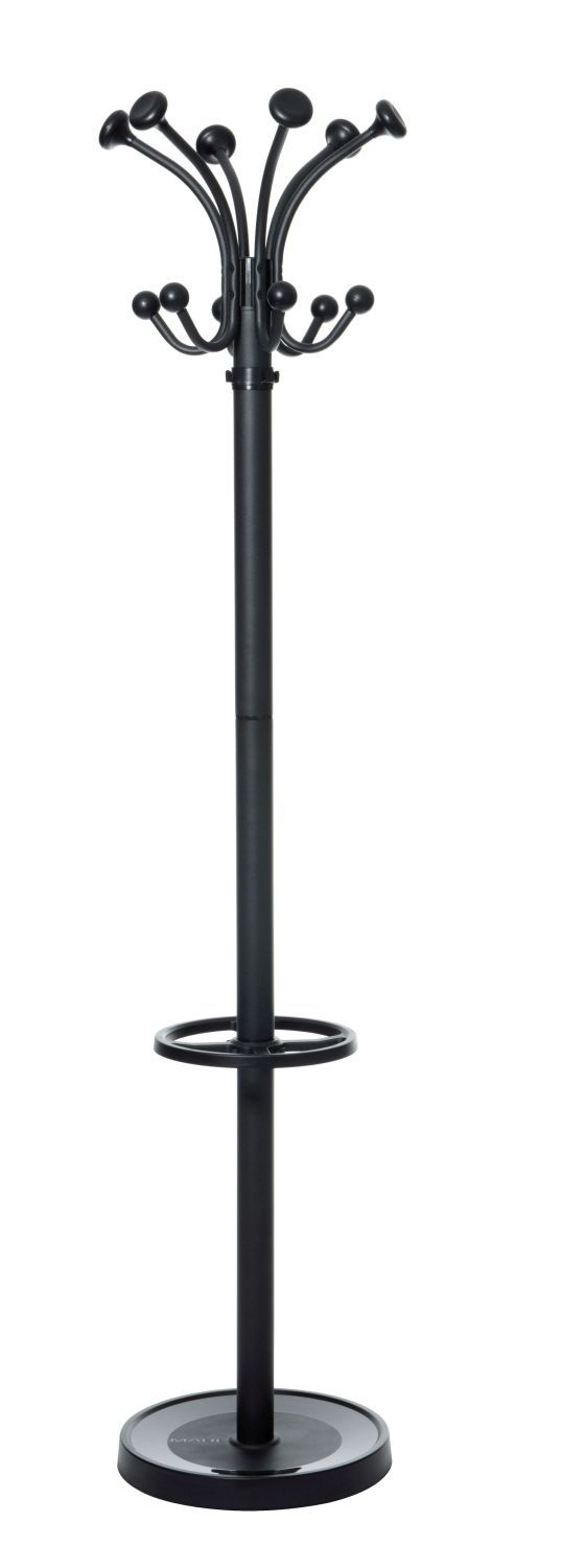 Garderobenständer Nubis - 176 cm, schwarz Garderobenständer Nubis - 176 cm, schwarz