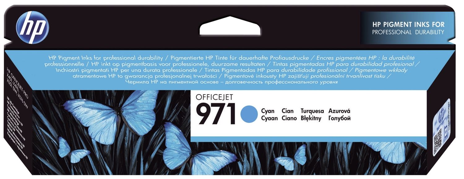 Original HP Tintenpatrone cyan (CN622AE,971,971C,971CYAN,NO971,NO971C,NO971CYAN)