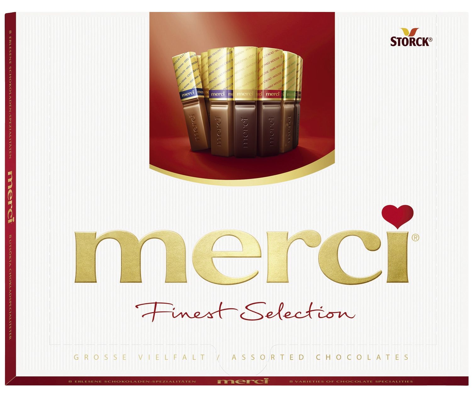 Schokolade merci Große Vielfalt - 250 g Schokolade merci Große Vielfalt - 250 g