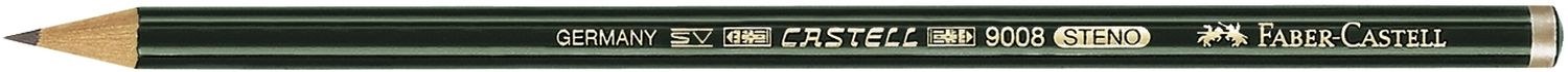 Stenobleistift CASTELL® 9008 - B, dunkelgrün Stenobleistift CASTELL® 9008 - B, dunkelgrün