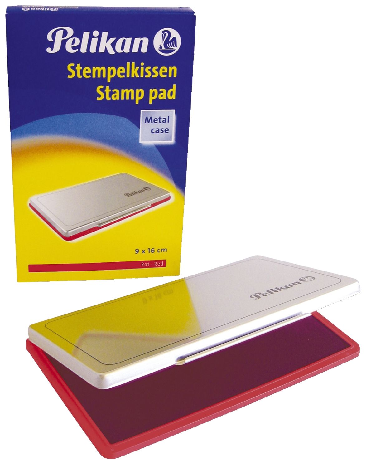 Stempelkissen 1 - 160 x 90 mm, rot getränkt Stempelkissen 1 - 160 x 90 mm, rot getränkt