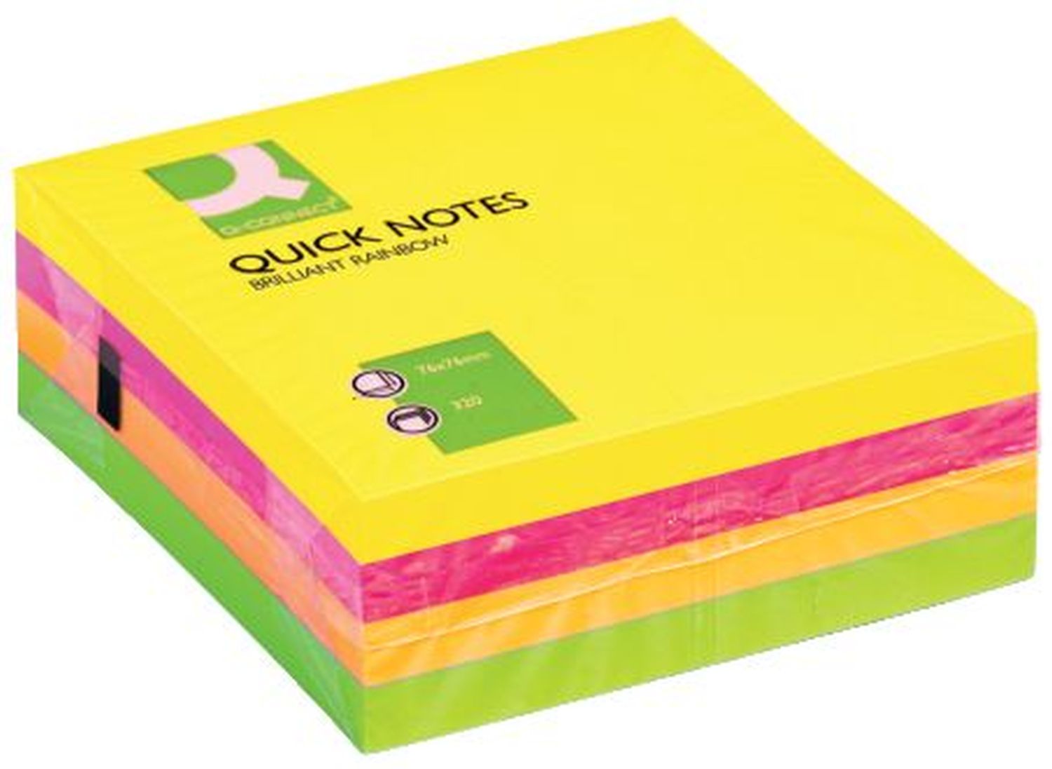 Haftnotiz-Würfel - Brilliantfarben, 76 x 76 mm Haftnotiz-Würfel - Brilliantfarben, 76 x 76 mm