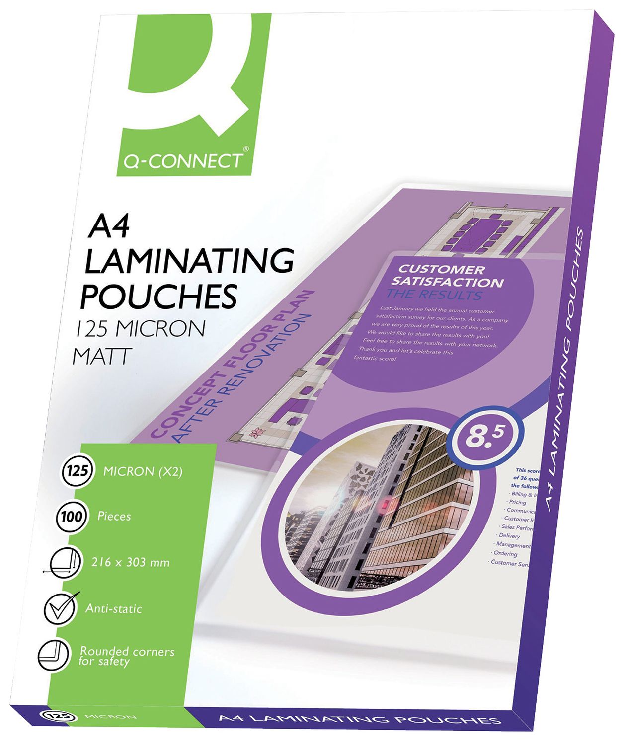 Laminierhülle - A4, 125 mym, matt, 100 Stück Laminierhülle - A4, 125 mym, matt, 100 Stück