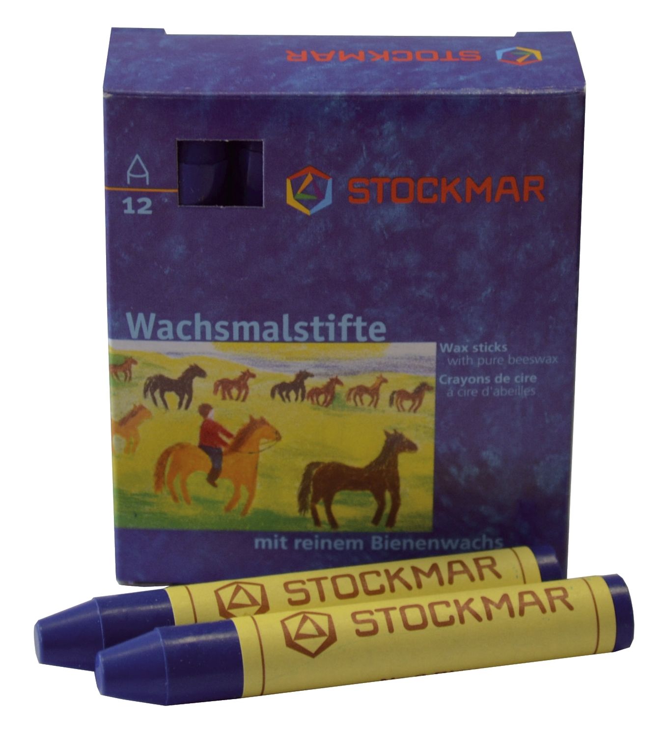 Wachsmalstifte - blau - 12 Stifte Wachsmalstifte - blau - 12 Stifte