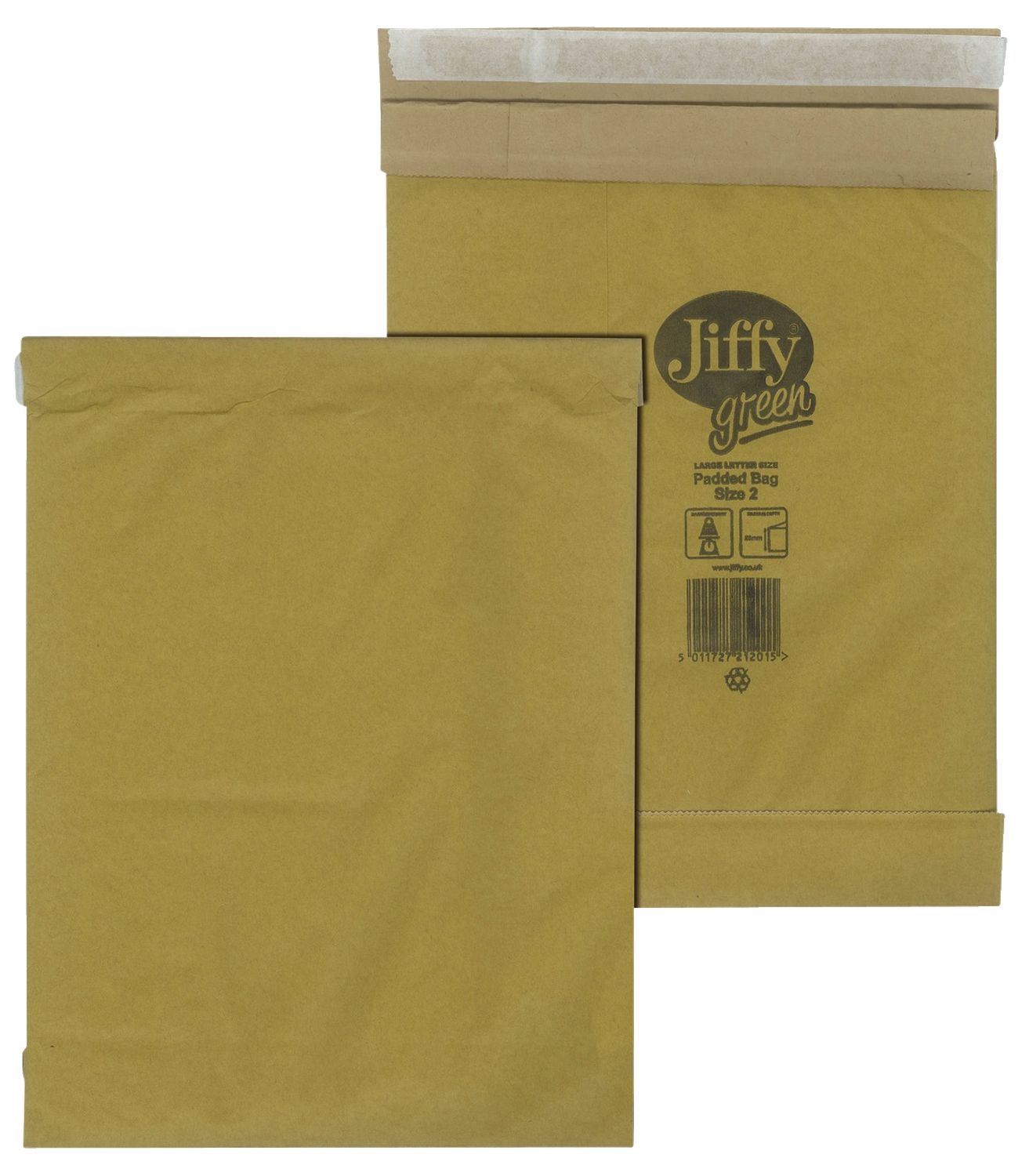 Papierpolstertasche Größe 2 - 210 x 280mm, braun Papierpolstertasche Größe 2 - 210 x 280mm, braun
