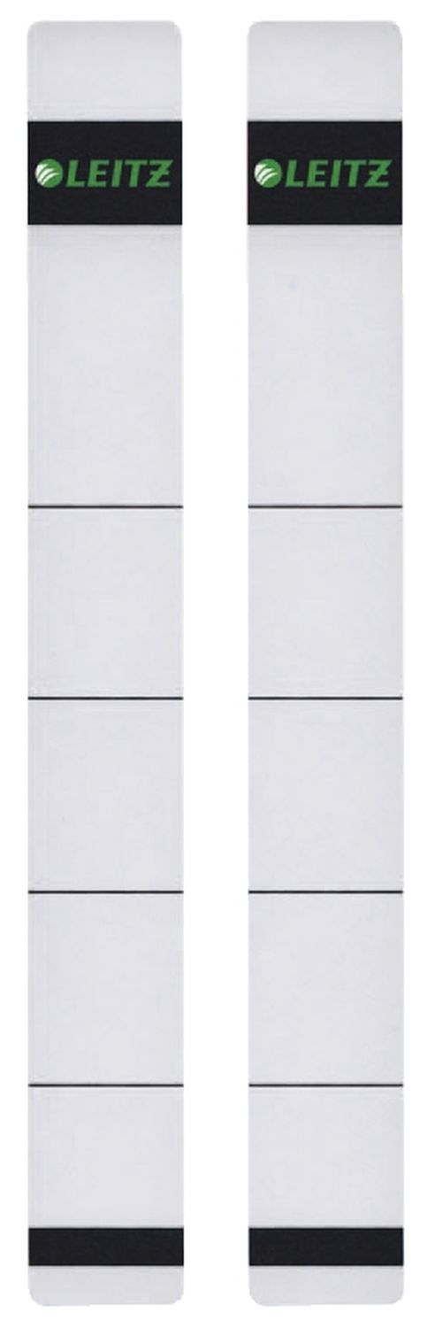Rückenschilder Leitz 1648-00-85, kurz/extra schmal 23 x 192 mm, 10 Stück, hellgrau
