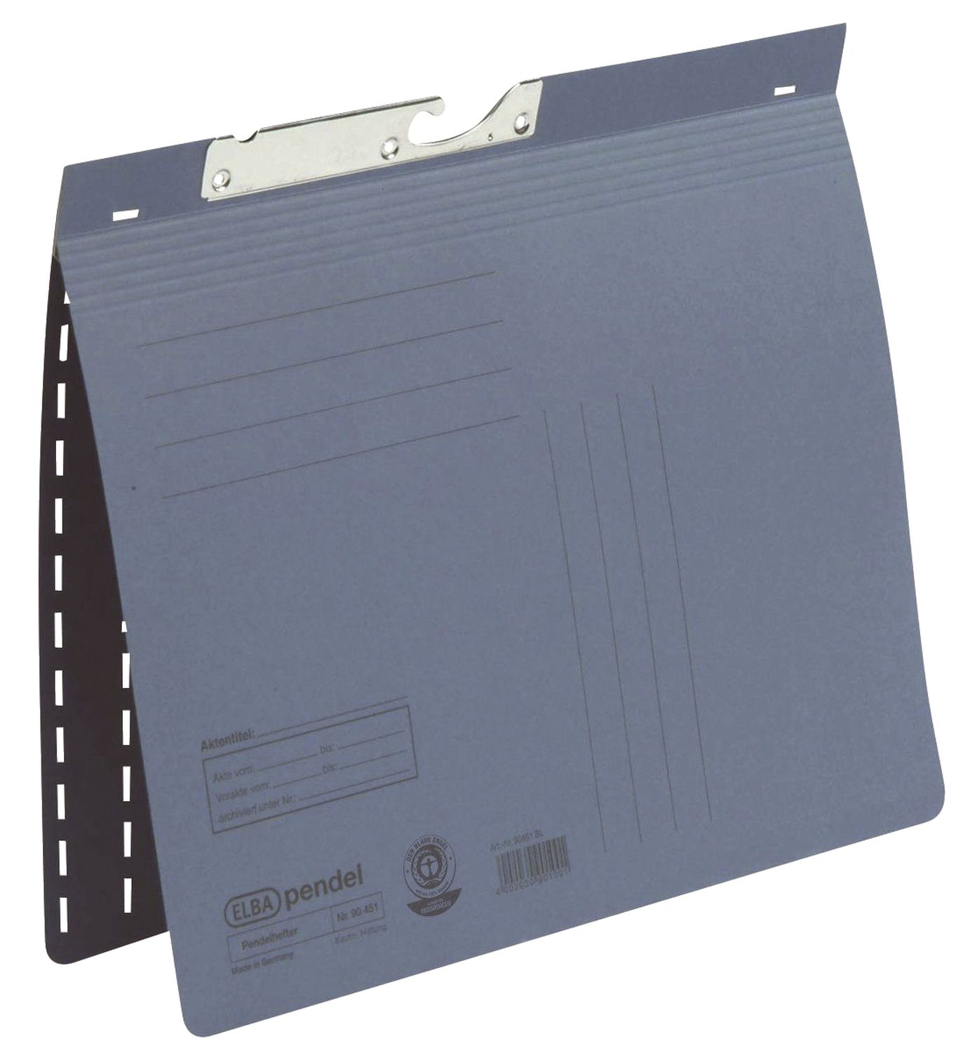 Pendelhefter - kfm. Heftung, Manilakarton, A4, blau Pendelhefter - kfm. Heftung, Manilakarton, A4, blau
