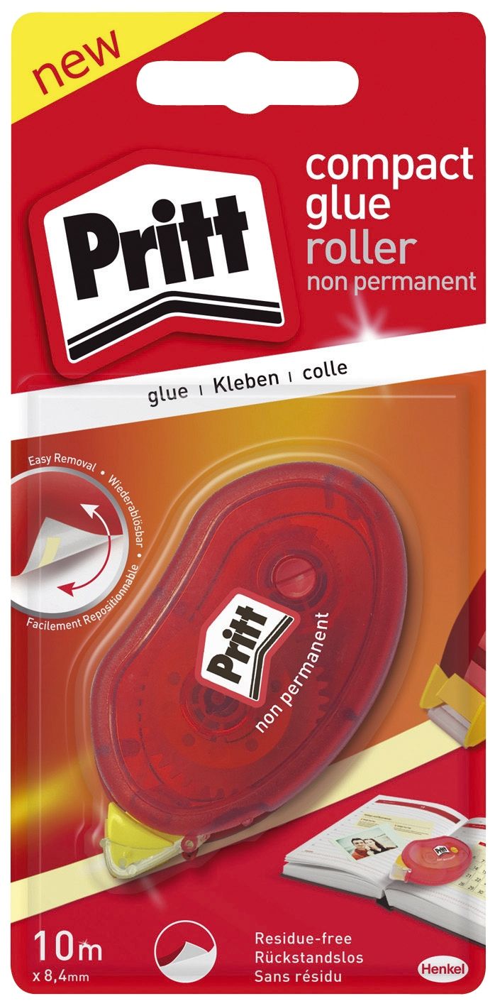 Kleberoller Compact - non-permanent, 10 m x 8,4 mm, Kleberoller Compact - non-permanent, 10 m x 8,4 mm,