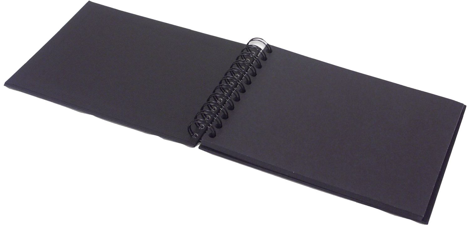 Fotospiralbuch SOHO - 19,5 x 14,5 cm, 40 Seiten, schwarz Fotospiralbuch SOHO - 19,5 x 14,5 cm, 40 Seiten, schwarz