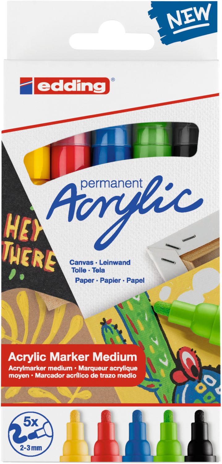 5100 Acrylmarker - 2 - 3 mm, Basic Set sortiert 5100 Acrylmarker - 2 - 3 mm, Basic Set sortiert