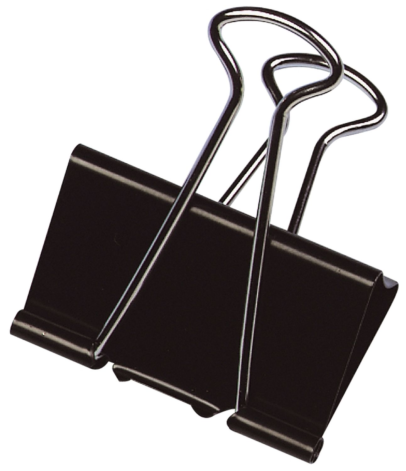Foldback-Klammern - 32 mm, Klemmvolumen 13 mm, schwarz, 10 Stück Foldback-Klammern - 32 mm, Klemmvolumen 13 mm, schwarz, 10 Stück
