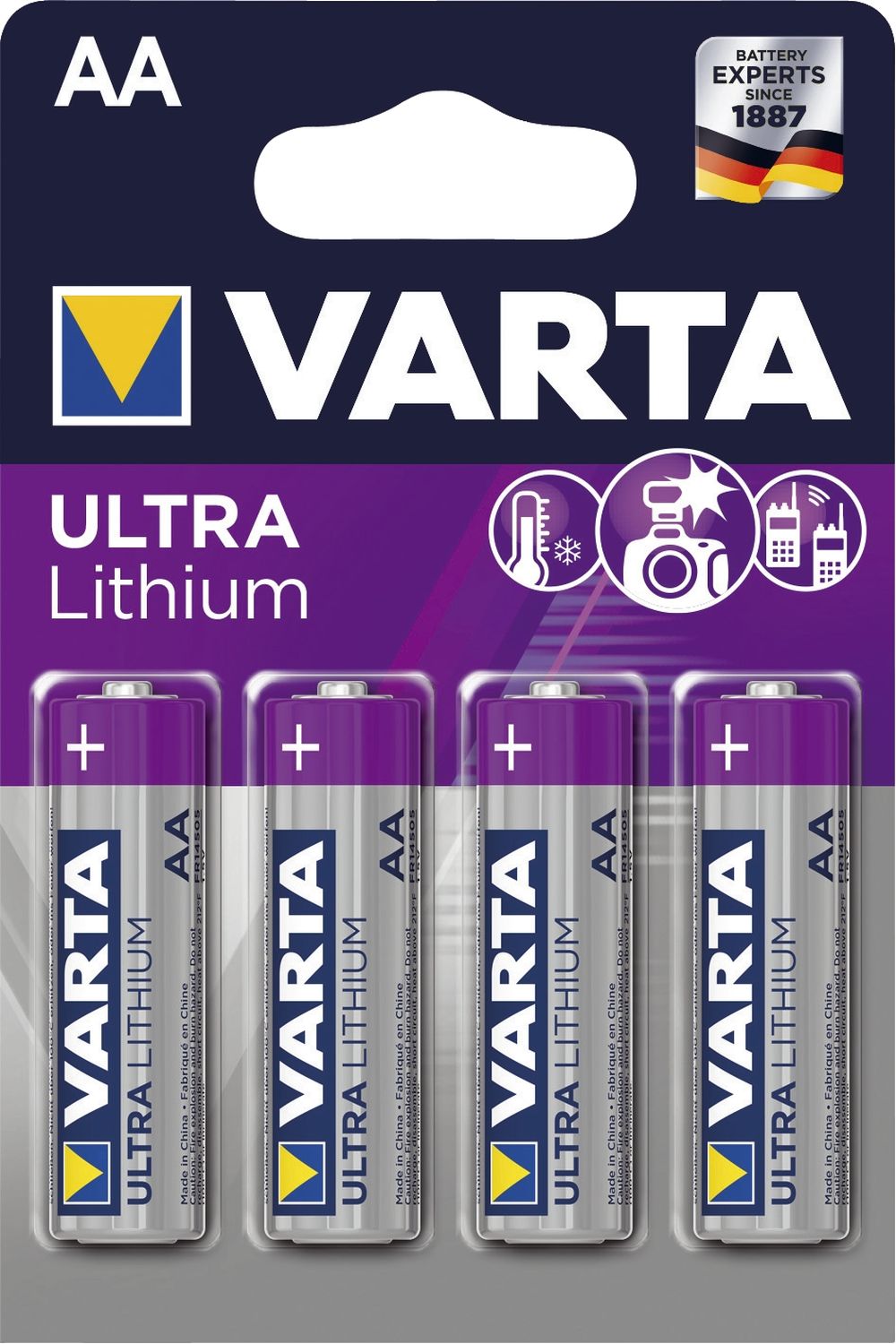 Batterien Ultra Lithium - Mignon/AA, 1,5 V Batterien Ultra Lithium - Mignon/AA, 1,5 V