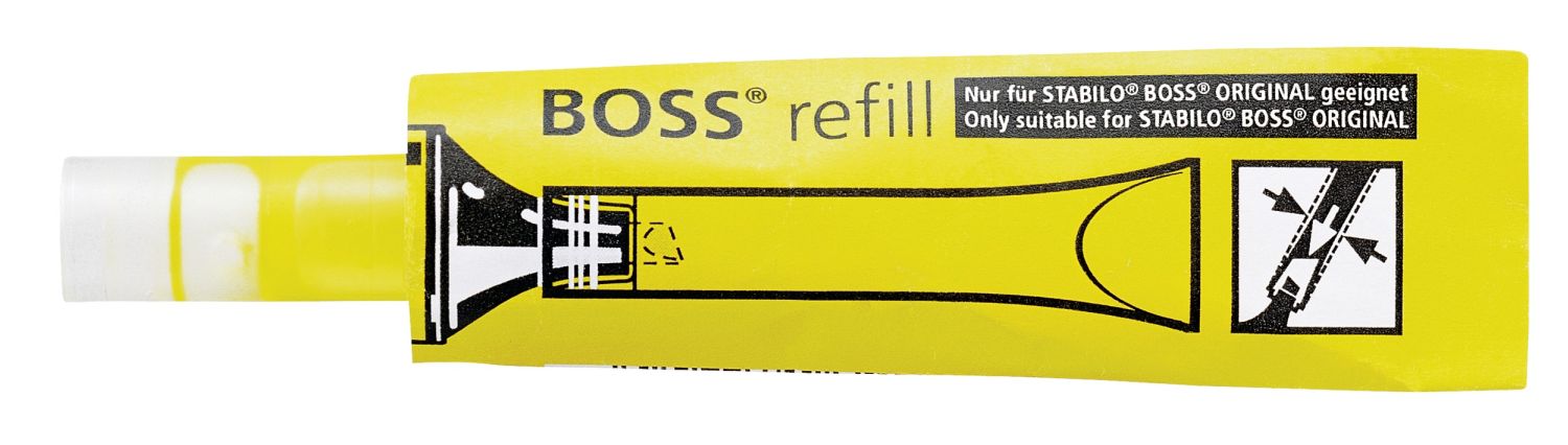 Tinte zum Nachfüllen - BOSS ORIGINAL Refill - gelb