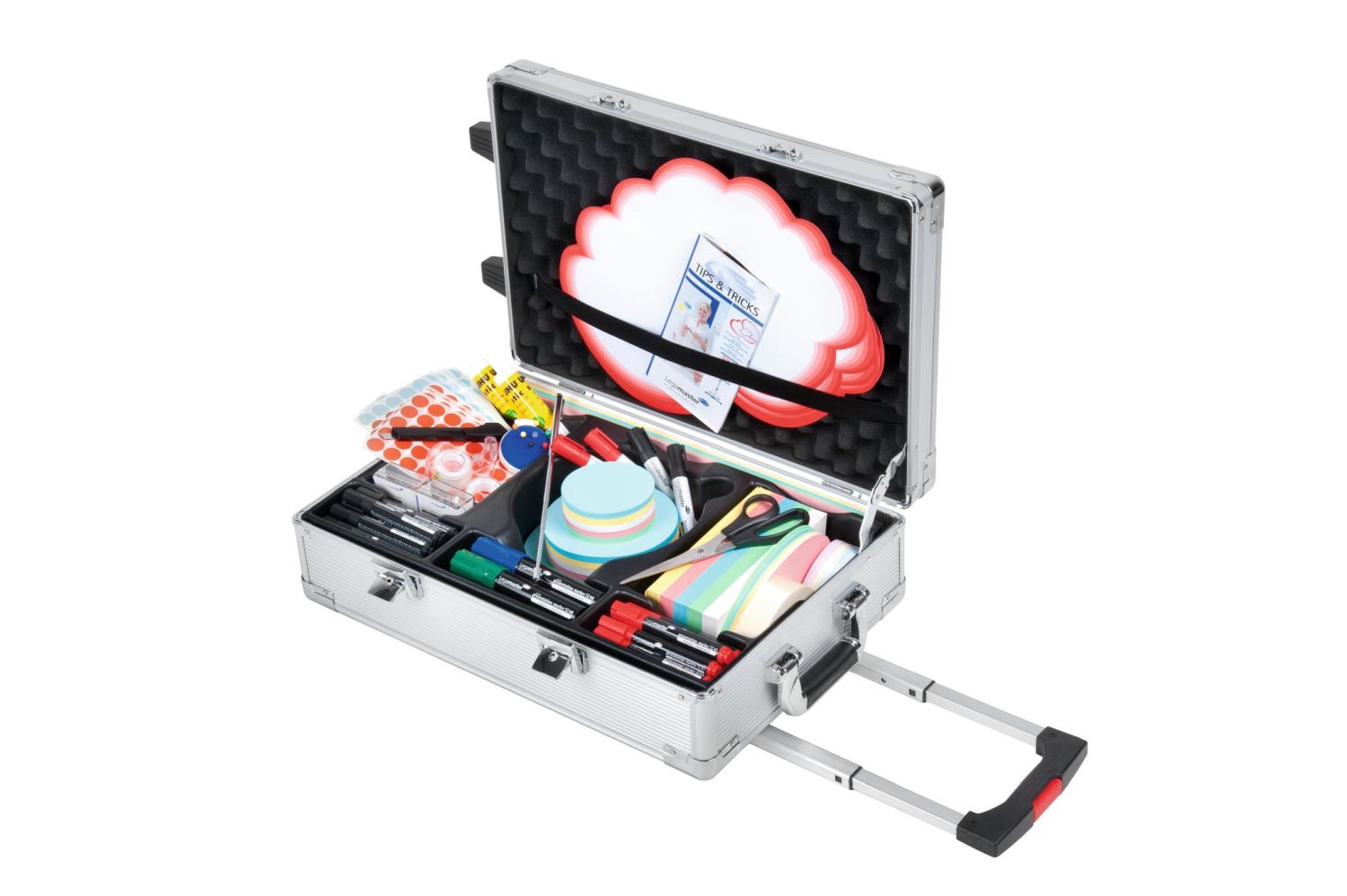 Moderatorenkoffer Travel Professional, über 3200 Teile, Aluminium Moderatorenkoffer Travel Professional, über 3200 Teile, Aluminium