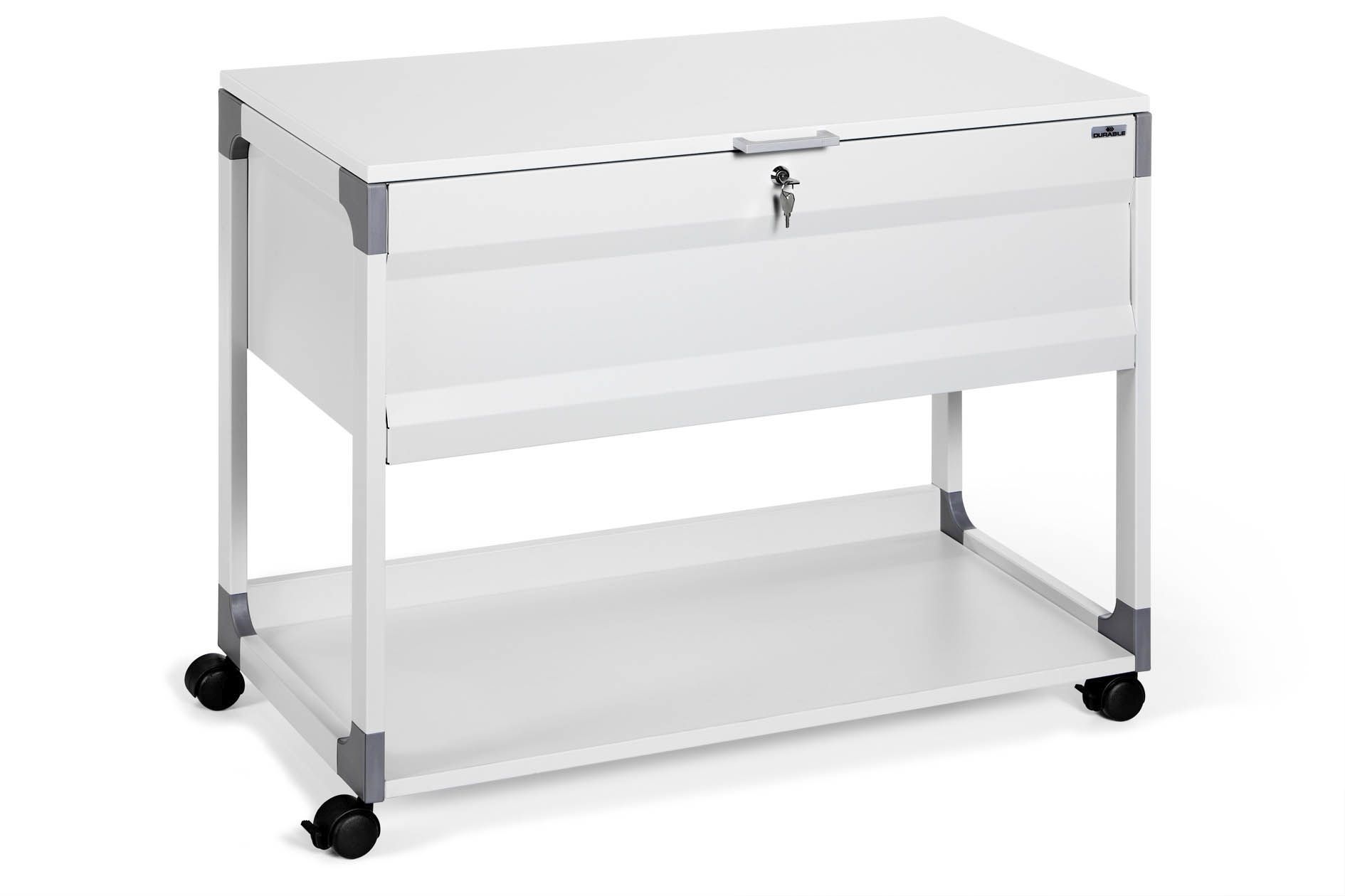 Hängemappenwagen Durable SYSTEM FILE TROLLEY 100 MULTI TOP 3787 10 für 100 Mappen A4, grau Hängemappenwagen Durable SYSTEM FILE TROLLEY 100 MULTI TOP 3787 10 für 100 Mappen A4, grau
