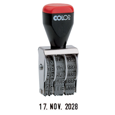 Stempel Colop 04000, Datumstempel mit 4 mm Schrifthöhe, 24 x 4 mm