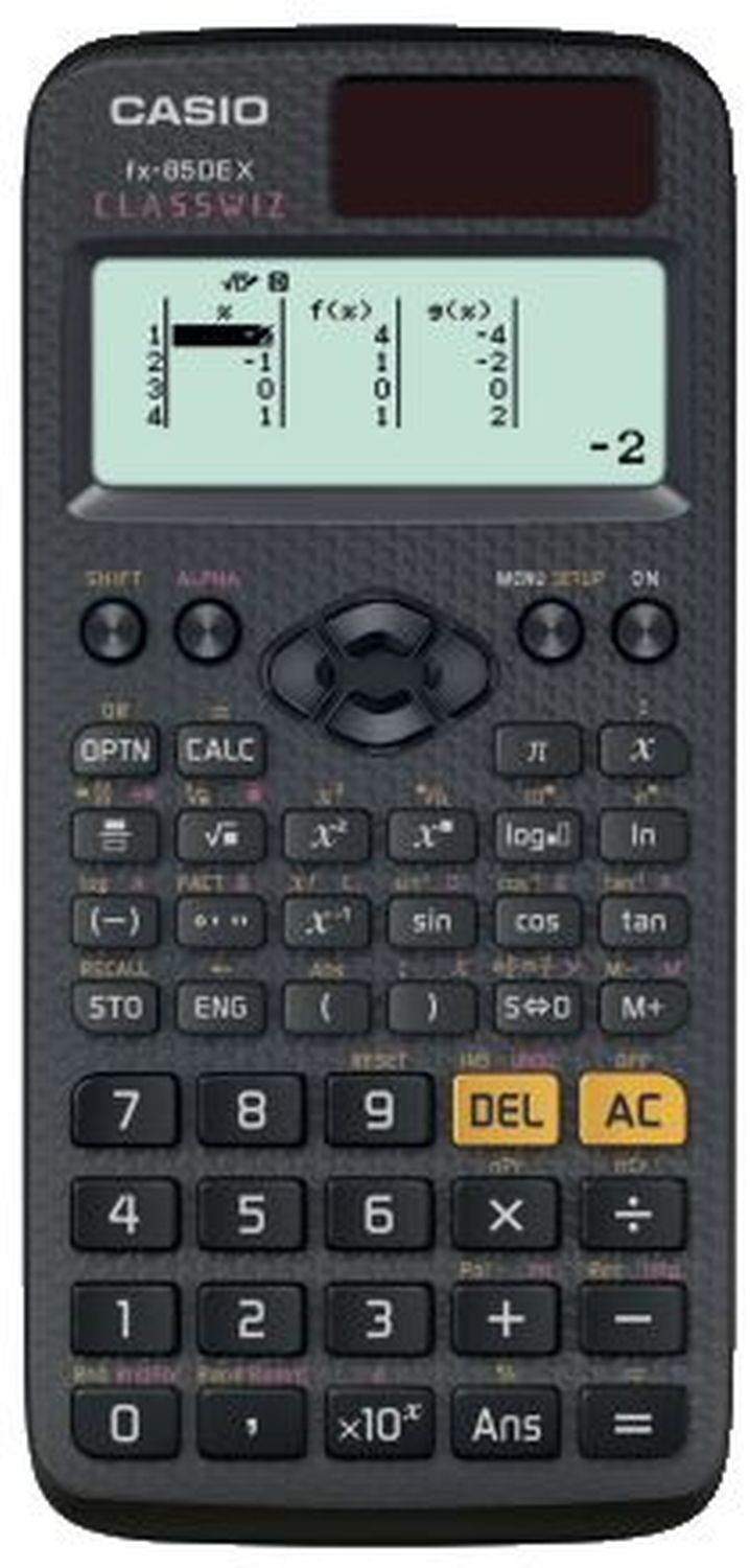 Technischer Schulrechner ClassWiz FX-85DEX-S-ET- 325 Funktionen, Solar/Batterie Technischer Schulrechner ClassWiz FX-85DEX-S-ET- 325 Funktionen, Solar/Batterie