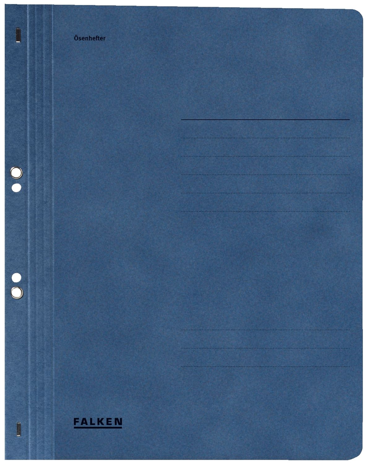 Ösenhefter Falken 80003882 mit vollem Vorderdeckel, DIN A4, Behördenheftung oder kfm. Heftung, Manilakarton, blau Ösenhefter Falken 80003882 mit vollem Vorderdeckel, DIN A4, Behördenheftung oder kfm. Heftung, Manilakarton, blau
