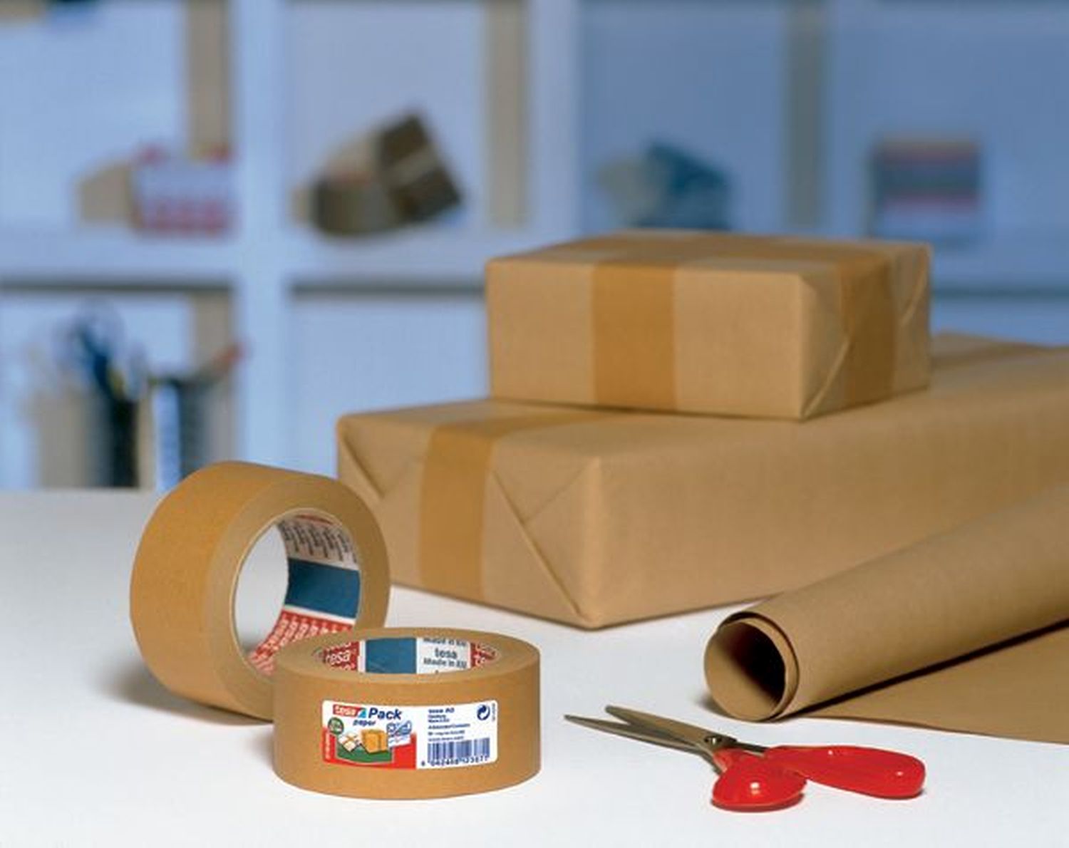 Packband tesa® ecoLogo 05054, Papier, 38 mm x 25 m, braun Packband tesa® ecoLogo 05054, Papier, 38 mm x 25 m, braun