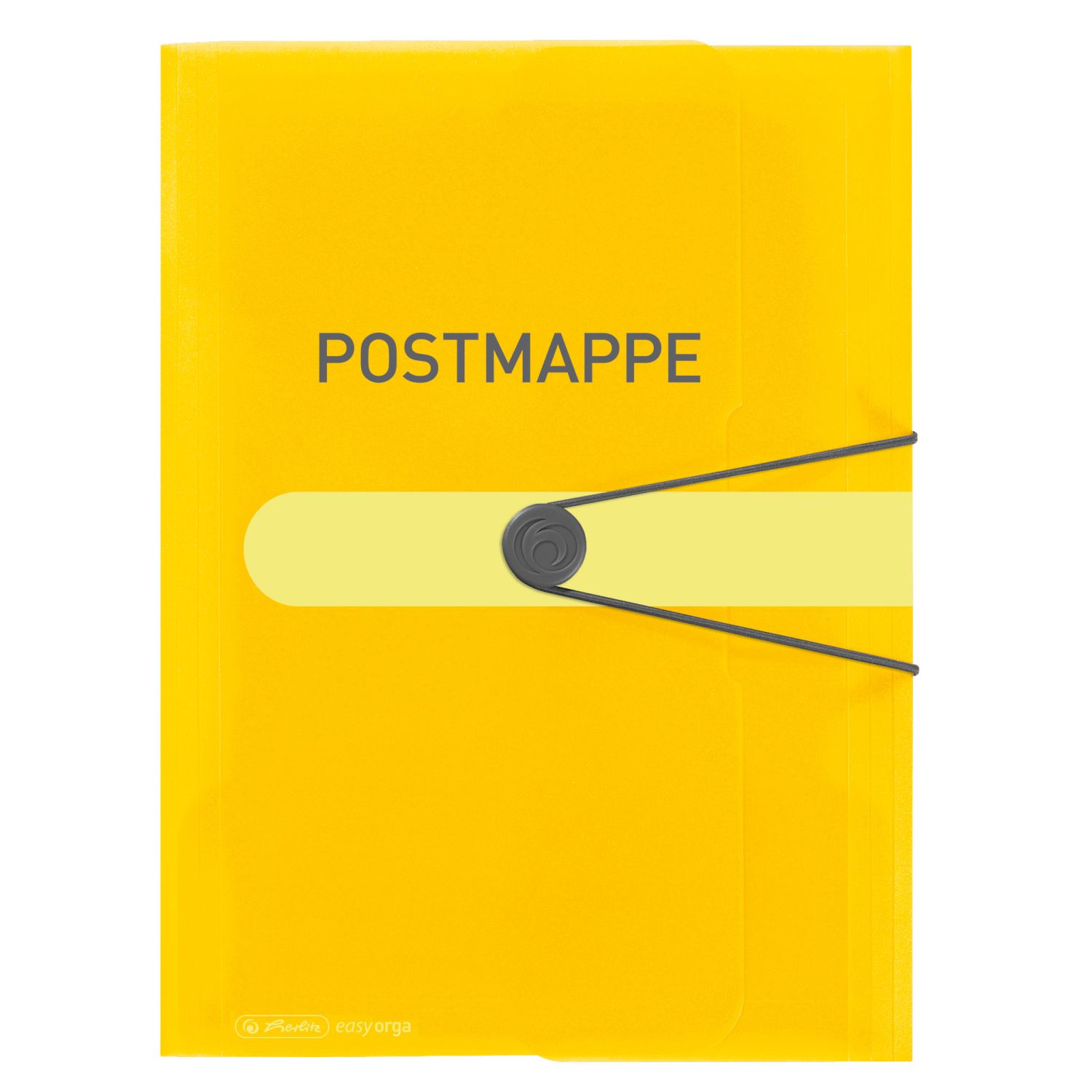 Gummizugmappe Post - A4, PP, transparent gelb Gummizugmappe Post - A4, PP, transparent gelb