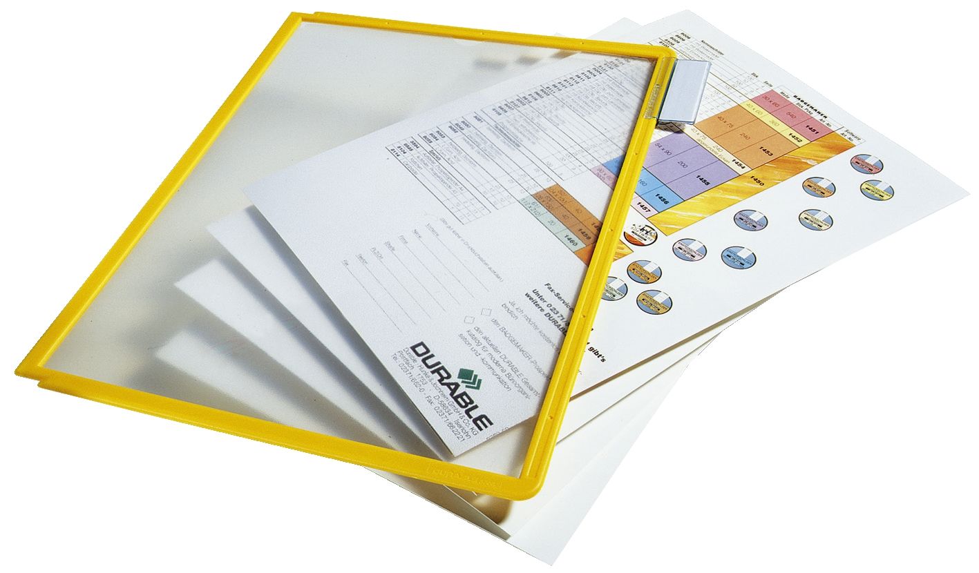 Sichttafel SHERPA® PANEL A4, gelb Sichttafel SHERPA® PANEL A4, gelb