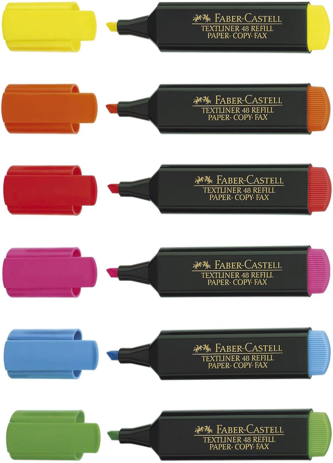 Textmarker 48 REFILL - nachfüllbar, 6 Farben im Etui Textmarker 48 REFILL - nachfüllbar, 6 Farben im Etui