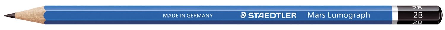 Bleistift Mars® Lumograph® - 2B, blau Bleistift Mars® Lumograph® - 2B, blau