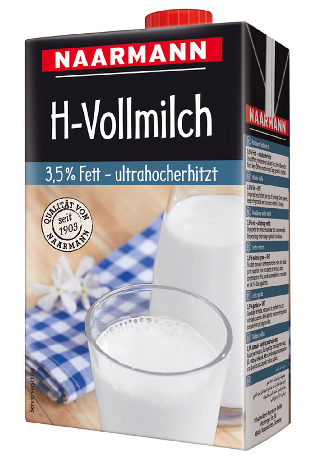 H-Milch - 3,5% Fett, 12x 1 Liter H-Milch - 3,5% Fett, 12x 1 Liter