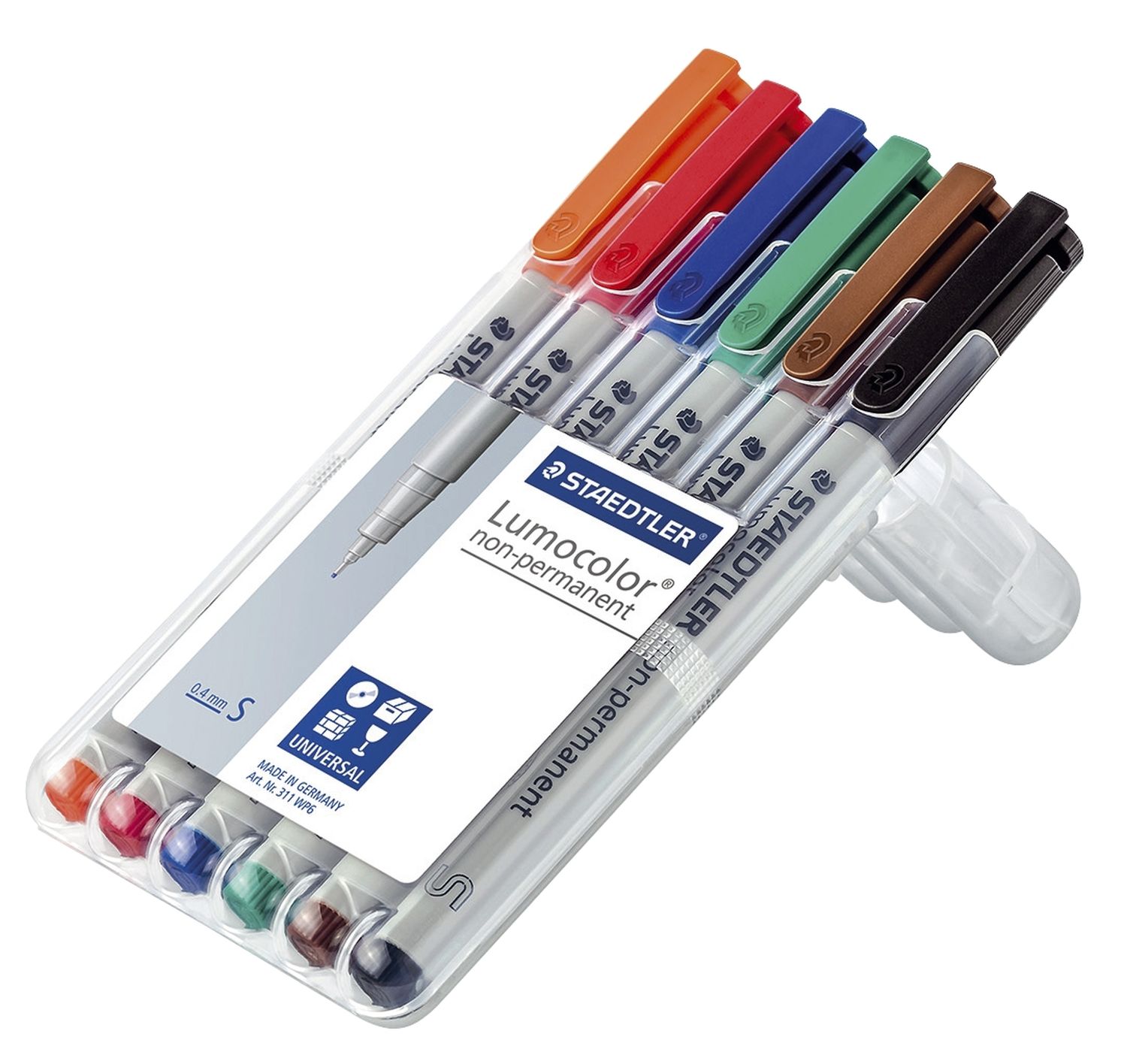 Feinschreiber Universalstift Lumocolor® - non-permanent, S, 6 Farben Feinschreiber Universalstift Lumocolor® - non-permanent, S, 6 Farben
