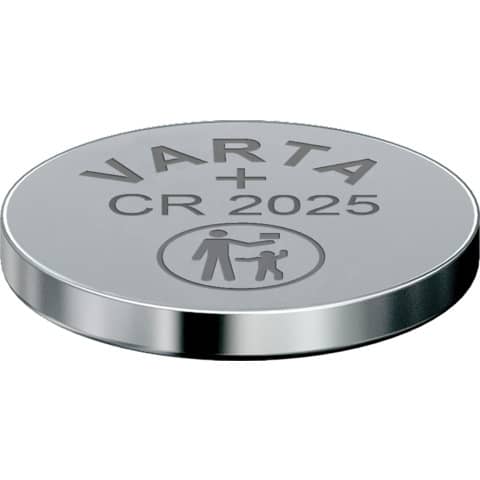 Knopfzelle Varta 6025, CR2025, 3 V, 4 Stück