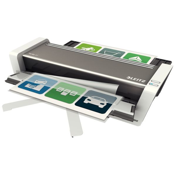 Laminiergerät iLAM Touch Turbo Pro - A3, 80-250mym, silber/schwarz Laminiergerät iLAM Touch Turbo Pro - A3, 80-250mym, silber/schwarz