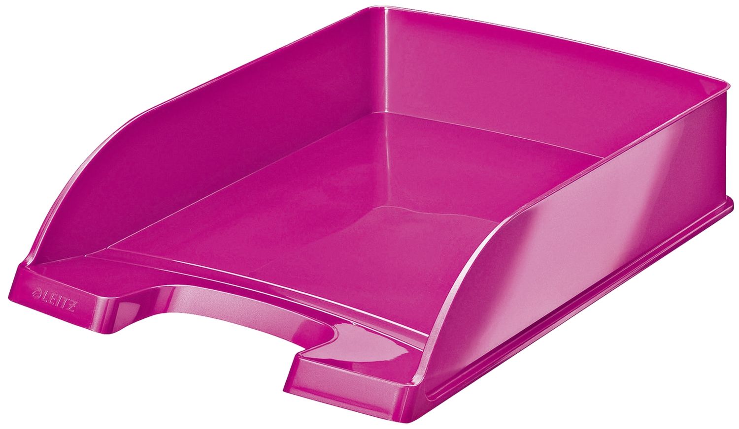 Briefablage Leitz WOW 5226-30-23, DIN A4, Polystyrol, pink metallic