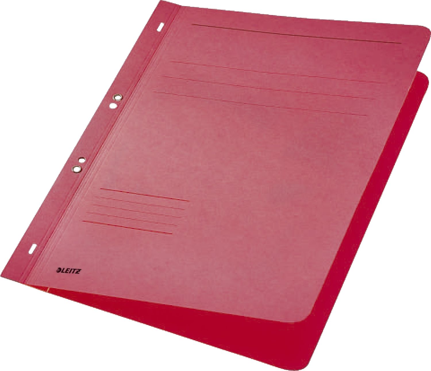 Ösenhefter Leitz 3742-00-25 mit vollem Vorderdeckel, DIN A4, Behördenheftung oder kfm. Heftung, Manilakarton, rot Ösenhefter Leitz 3742-00-25 mit vollem Vorderdeckel, DIN A4, Behördenheftung oder kfm. Heftung, Manilakarton, rot