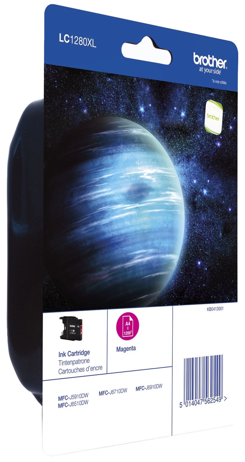 Original Brother Tintenpatrone magenta High-Capacity (LC-1280XLM)