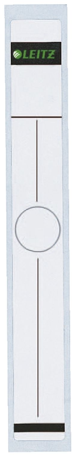 Rückenschilder für Hängeordner Leitz 6094-00-85, schmal/lang 34 x 297 mm, 10 Stück, weiß