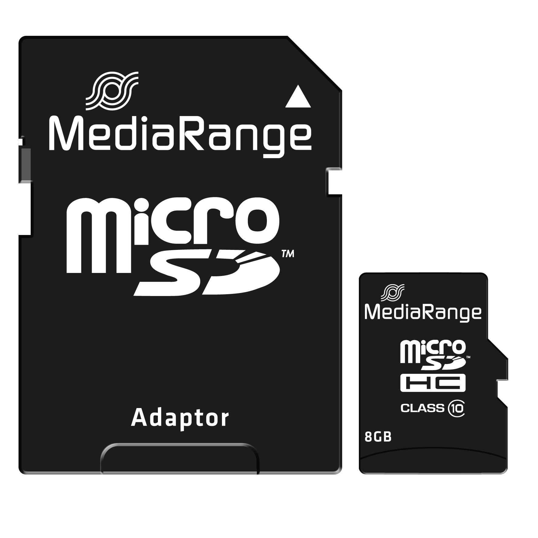 Micro SDHC Speicherkarte 8GB Klasse 10 mit SD-Karten Adapter