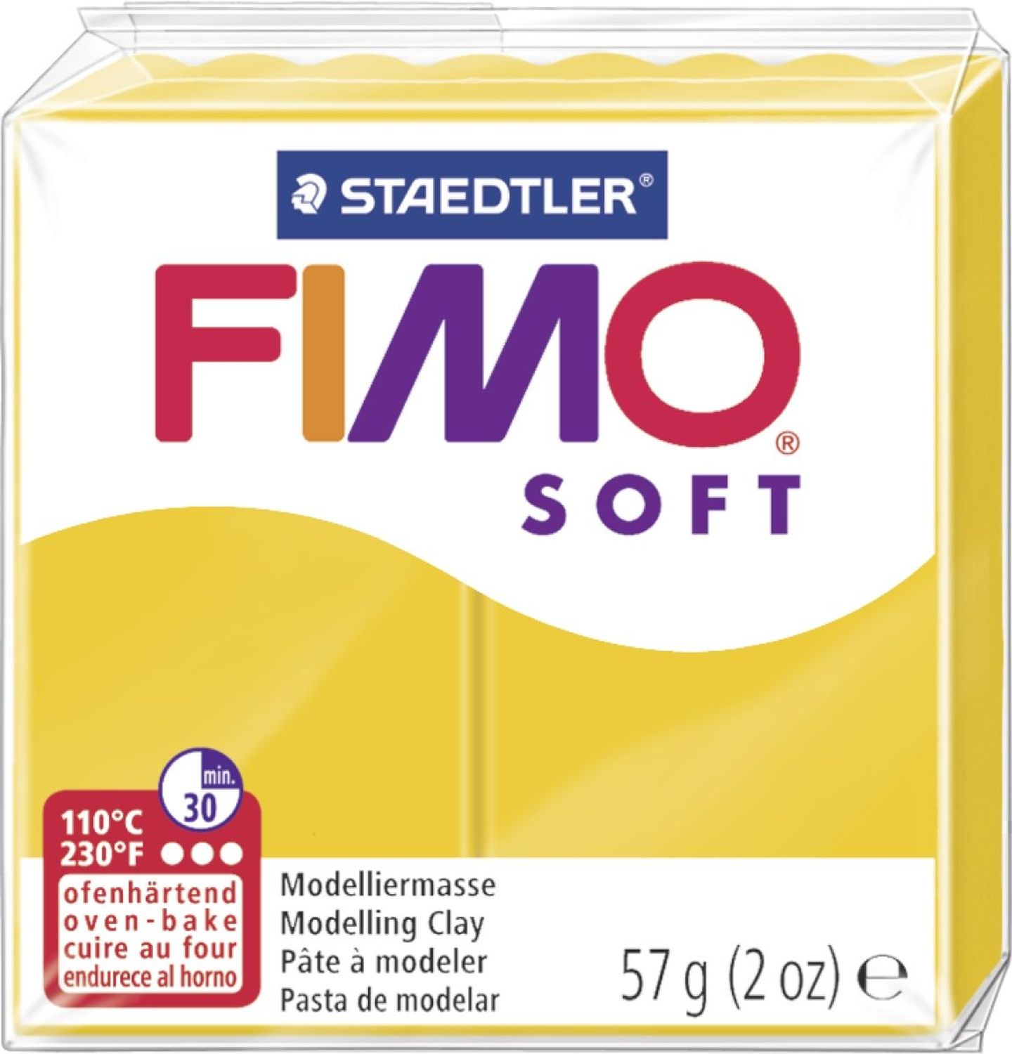 Modelliermasse FIMO® soft - 57 g, sonnengelb
