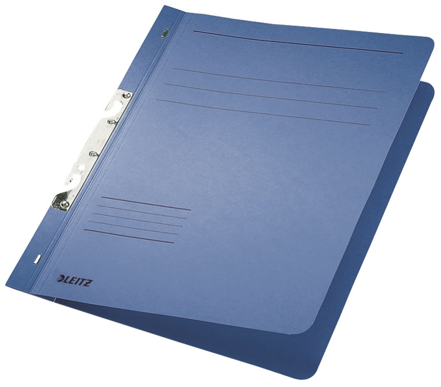 Einhakhefter Leitz 3746-00-35 Schlitzhefter, mit vollem Vorderdeckel, A4, kaufmännische Heftung, Manilakarton 250 g/qm, blau Einhakhefter Leitz 3746-00-35 Schlitzhefter, mit vollem Vorderdeckel, A4, kaufmännische Heftung, Manilakarton 250 g/qm, blau