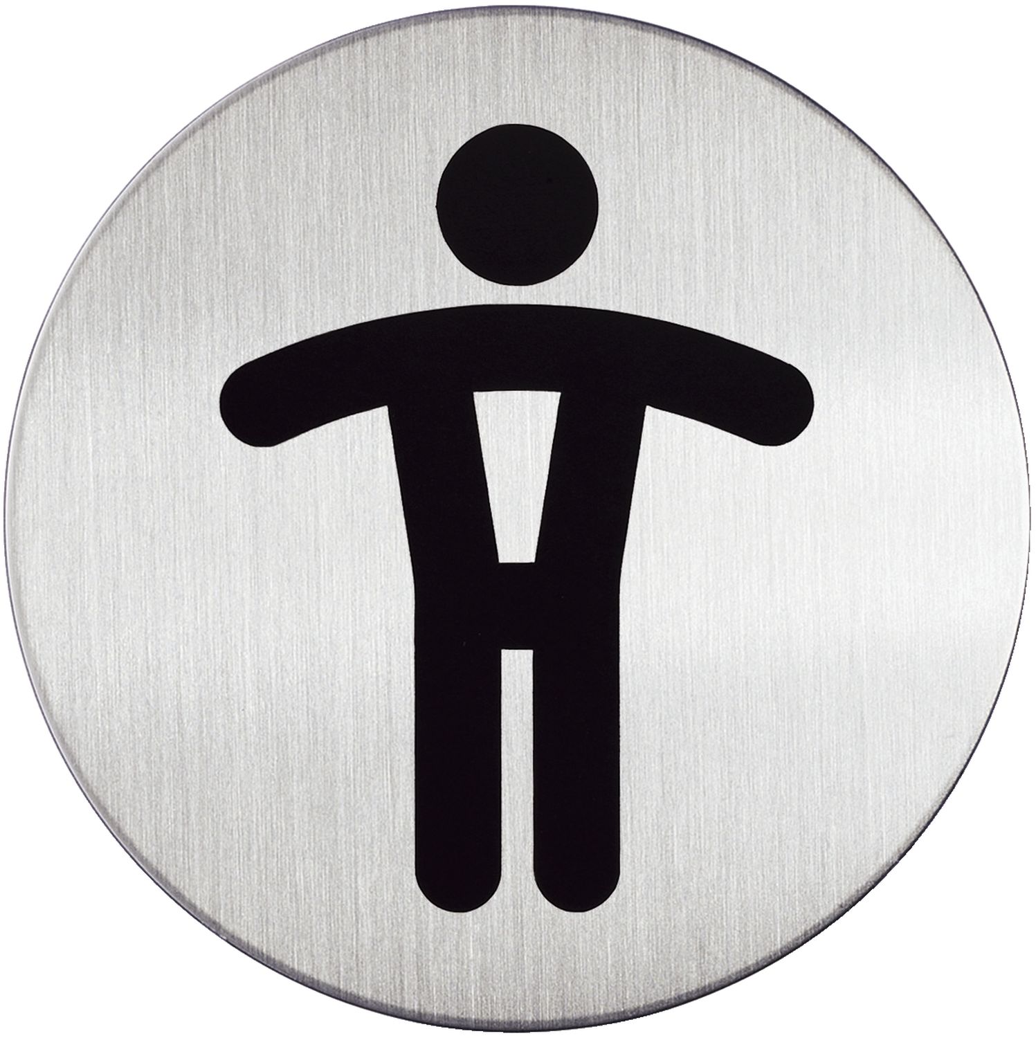 PICTO WC Herren, 83 mm Durchmesser, metallic silber PICTO WC Herren, 83 mm Durchmesser, metallic silber