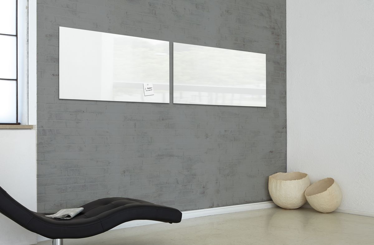 Glas-Magnetboard Artverum - super-weiß, 130 x 55 cm Glas-Magnetboard Artverum - super-weiß, 130 x 55 cm